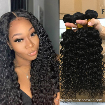peruvian curly human hair bundles with closure, kinky curly bundles human hair aligned cuticle hair